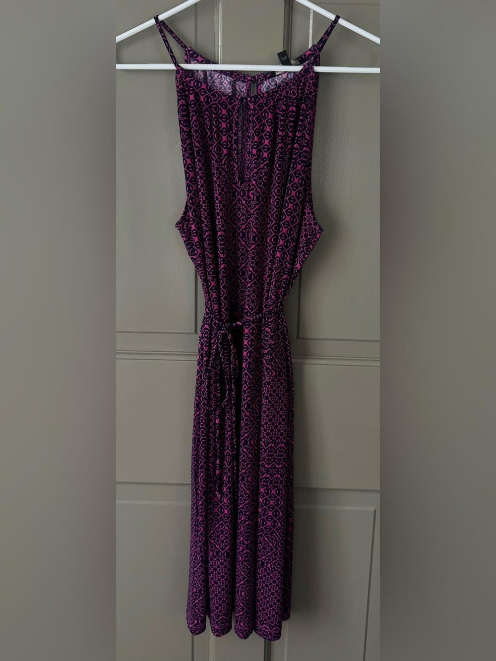 Banana Republic Purple Patterned Dress